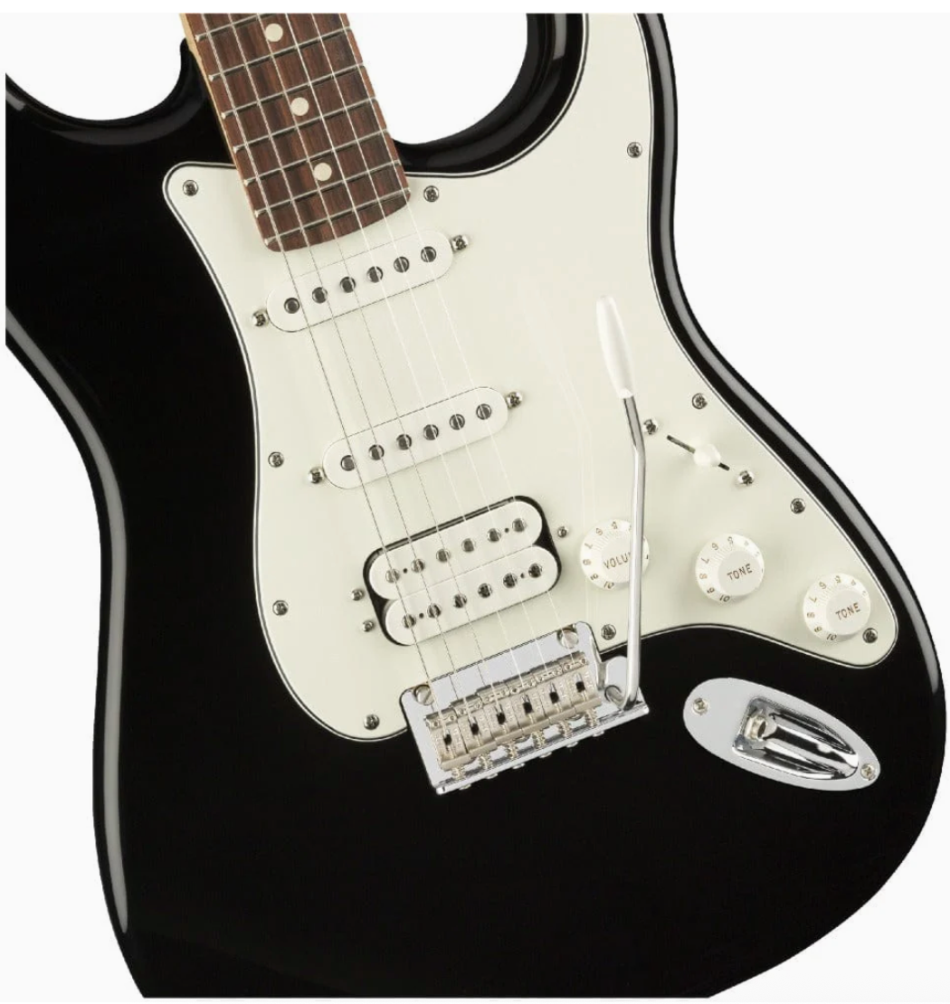 Fender 0144523506 Player Strat HSS Pau Ferro Black Electric Guitar