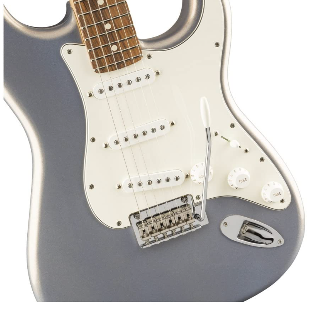 Fender 0144503581 Player Strat Pau Ferro Silver Electric Guitar