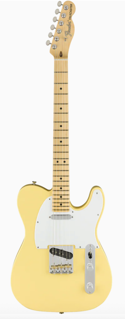 Fender 0115112341 AM Performer Tele Maple Vintage White Electric Guitar