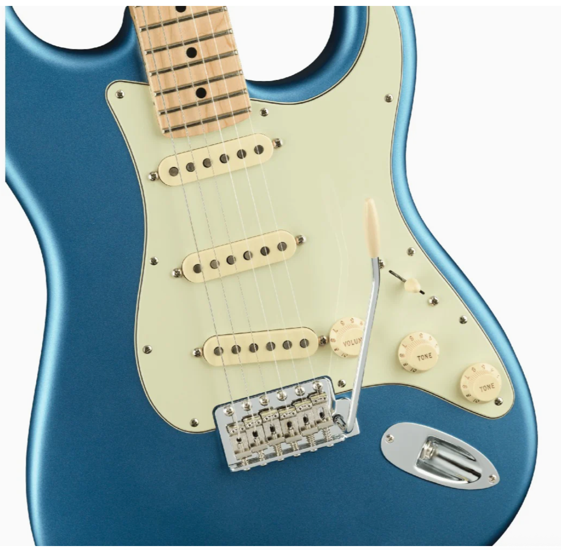 Fender 0114912302 AM Performer Strat Maple Satin Lake Placid Blue Electric Guitar