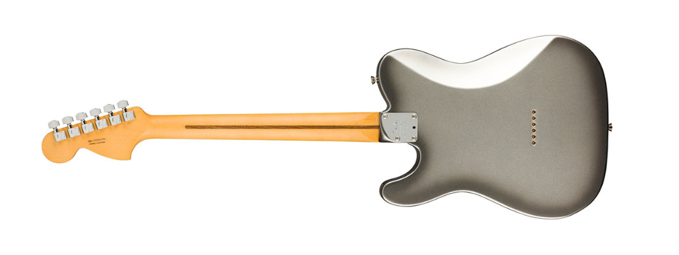 Fender 0113960755 AM Pro II Tele Deluxe Rosewood Mercury Electric Guitar