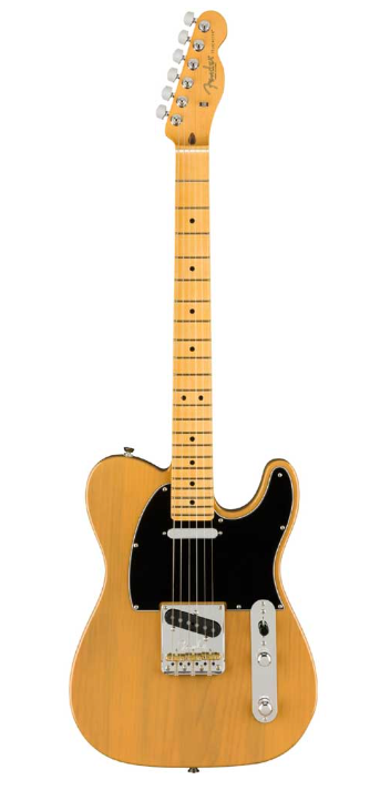Fender 0113942750 AM Pro II Tele Maple Butterscotch Blonde Electric Guitar