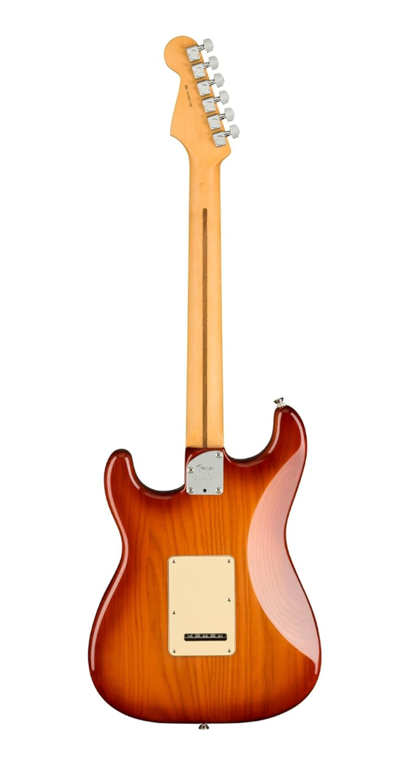 Fender 0113912747 AM Pro II Strat HSS Maple Sienna Sunburst Electric Guitar