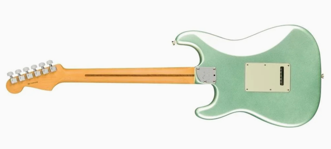 Fender 0113912718 AM Pro II Strat HSS Maple Mystic Surf Green Electric Guitar