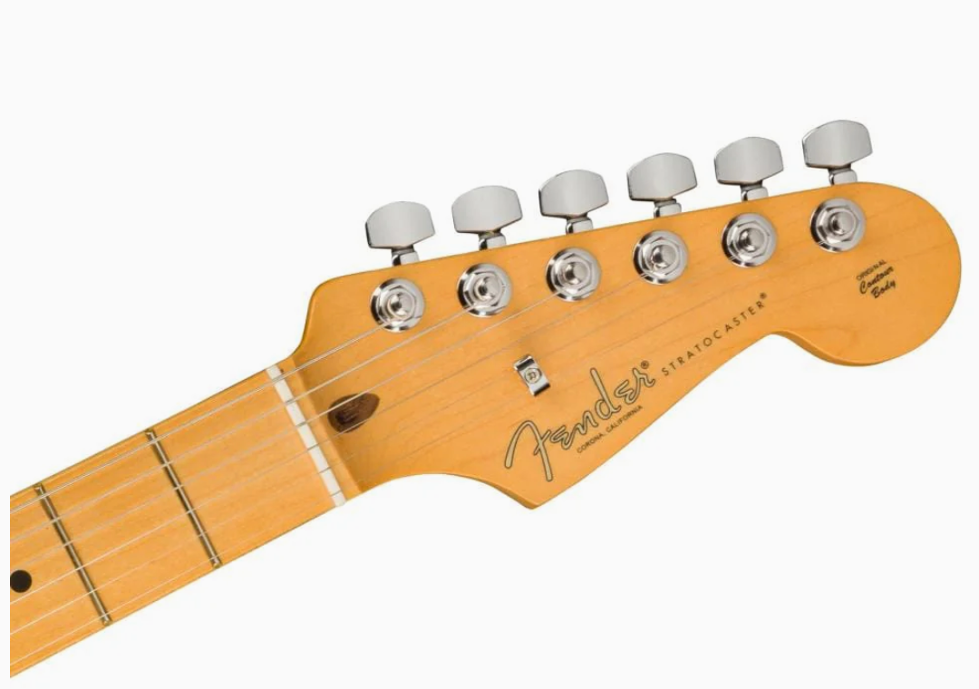 Fender 0113912718 AM Pro II Strat HSS Maple Mystic Surf Green Electric Guitar