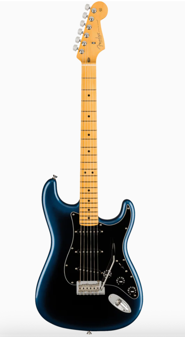Fender 0113902761 AM Pro II Strat Maple Dark Night Electric Guitar