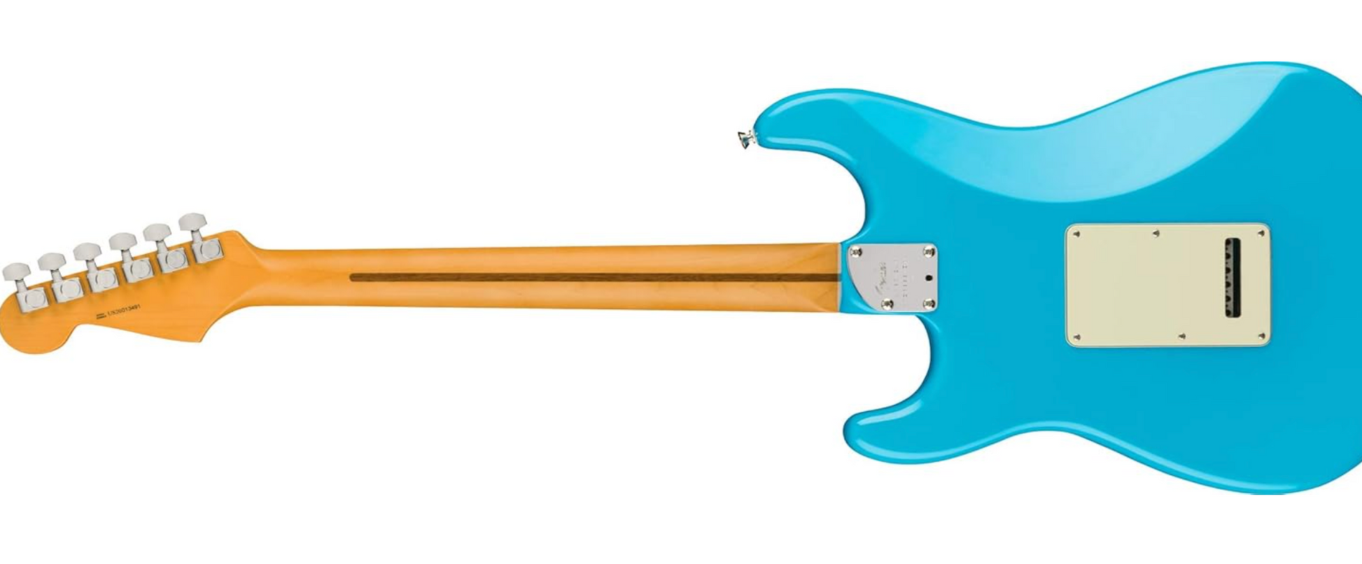 Fender 0113910719 AM Pro II Strat HSS Miami Blue Electric Guitar