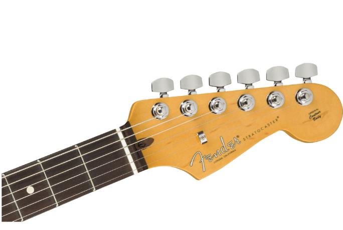 Fender 0113900705 AM Pro II Strat Olympic White Electric Guitar