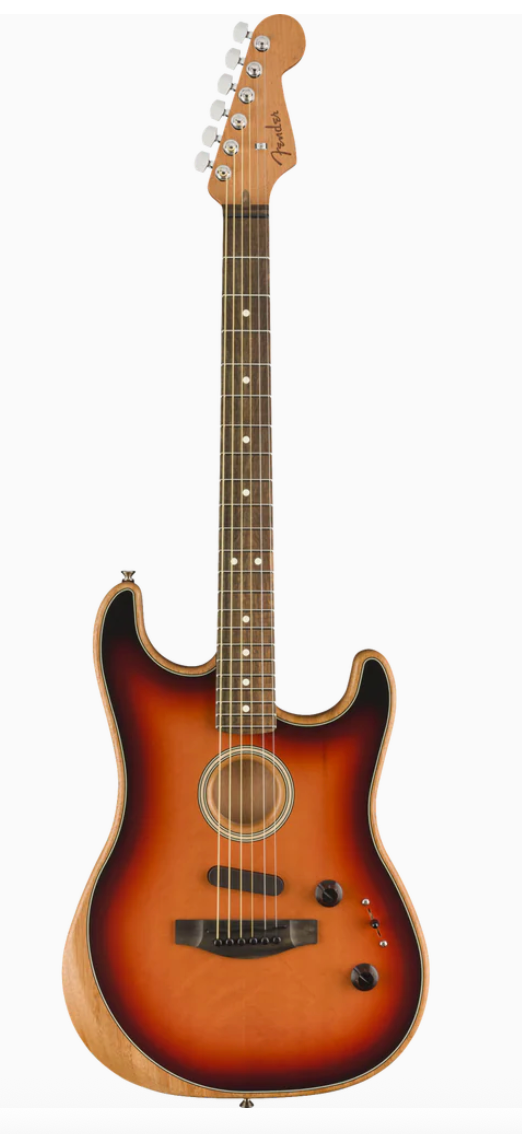Fender 0972023200 Stratocaster 3-Color Sunburst Acoustic Guitar
