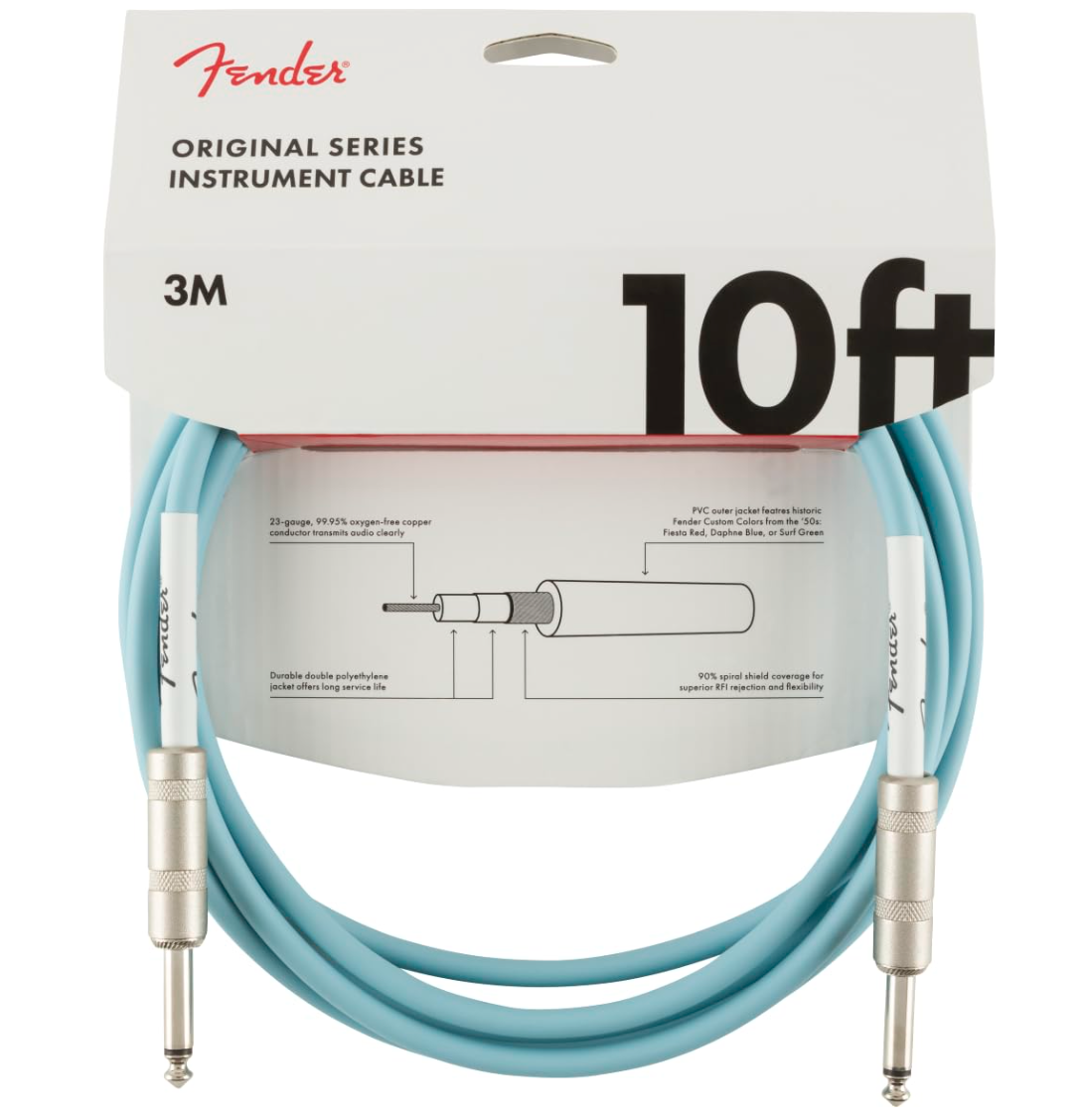 Fender 0990510003 Original Series Instrument Cable 10' cable DNB