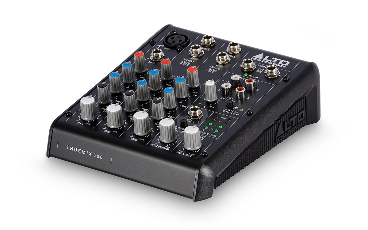 TrueMix 500 – 5-Channel Analog Mixer with USB