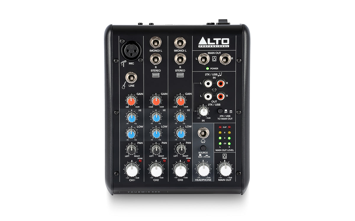 TrueMix 500 – 5-Channel Analog Mixer with USB