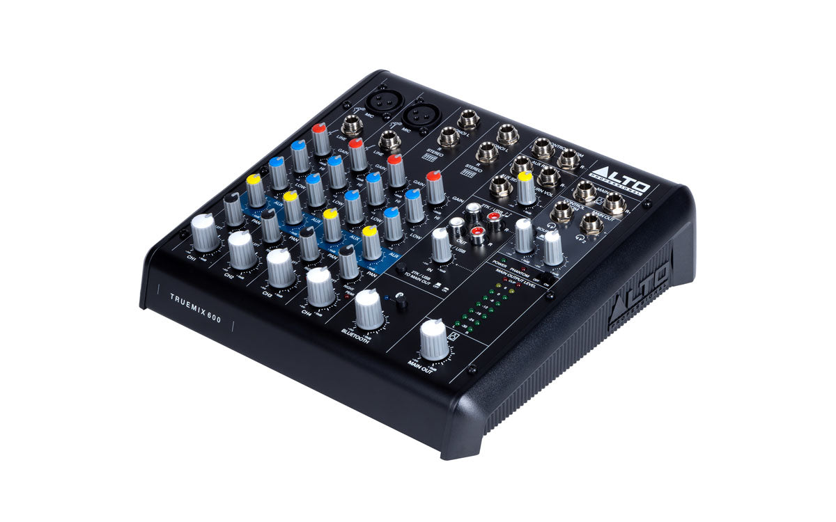 TrueMix 600 – 6-Channel Compact Mixer with USB & Bluetooth