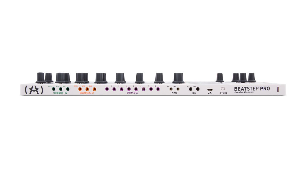 Arturia BeatStep Pro – Advanced MIDI Controller & Sequencer with 2 Melodic + 1 Drum Sequencer, CV, MIDI & USB