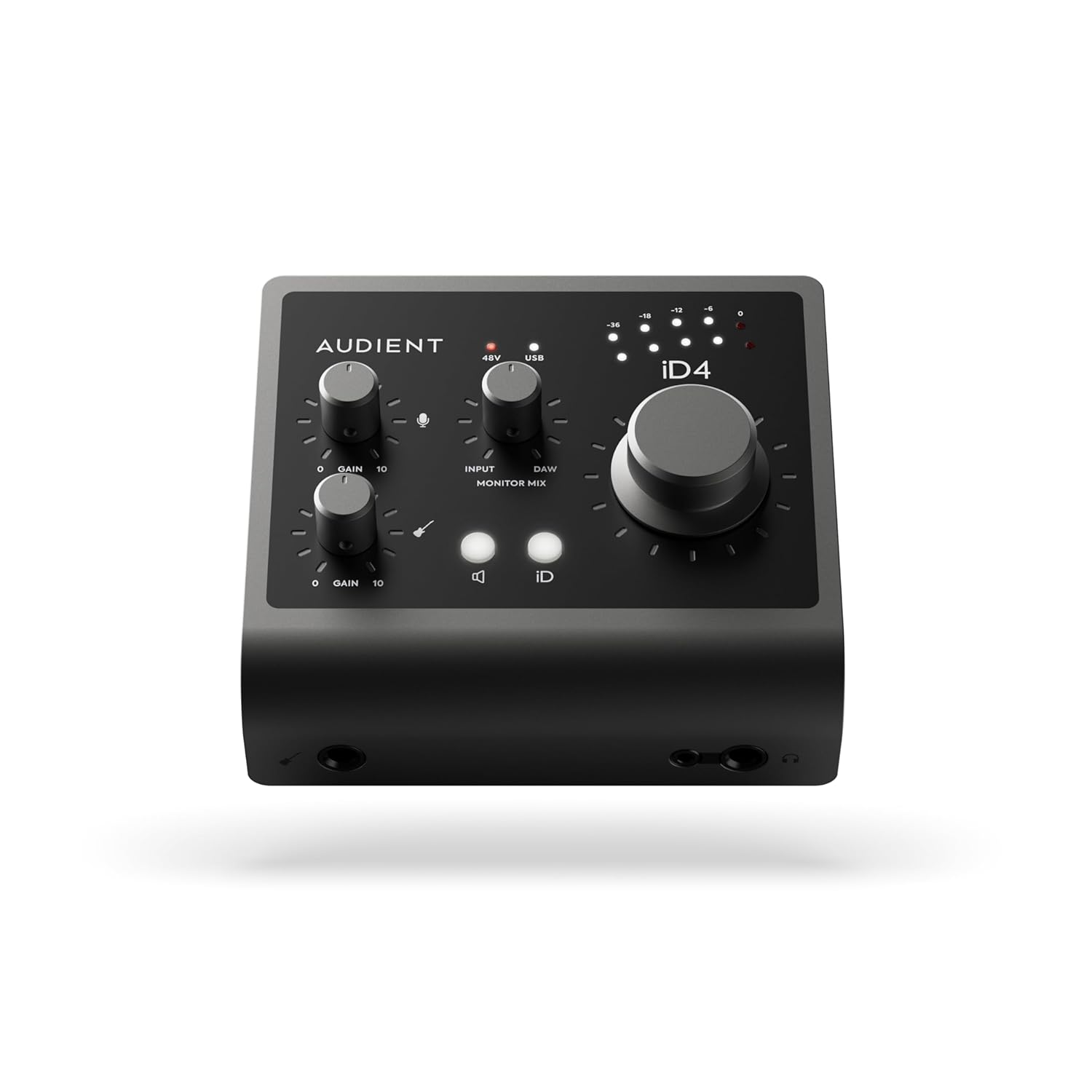 Audient iD4 MKII USB Audio Interface – 2-In/2-Out with Class-A Preamps & USB-C