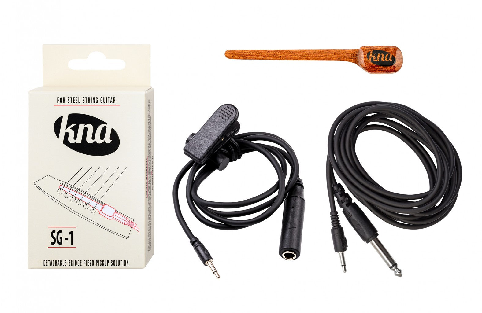 KNA SG1 Portable Piezo Pickup for Steel Strings Guitar