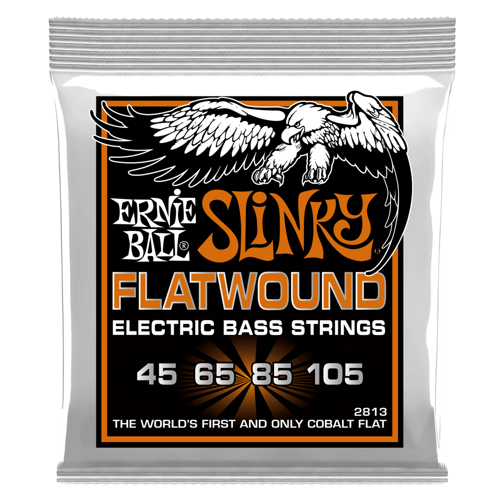 ERNIE　STRINGS　45-105　HYBRID　BALL　SLINKY　BASS　FLATWOUND　ELECTRIC　GAUGE